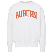 women's white Auburn sweatshirt